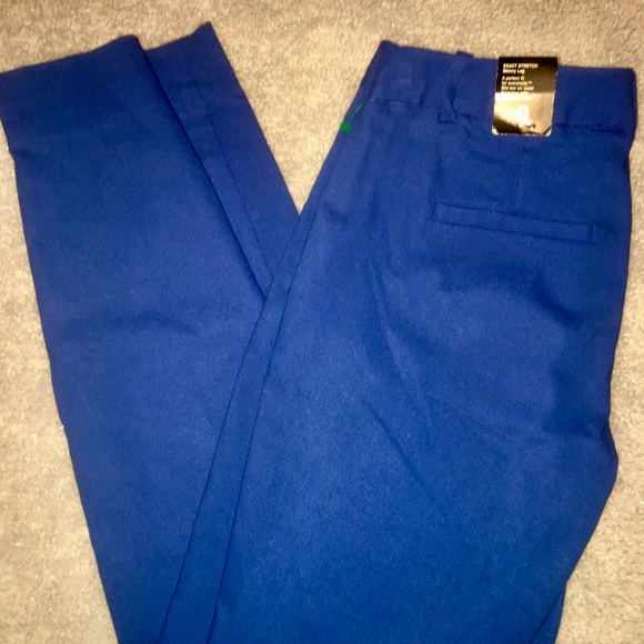 The Limited Pants - The Limited blue stretch skinny leg pants size 0
